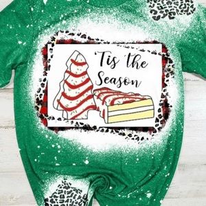 Tis the season bleached tee